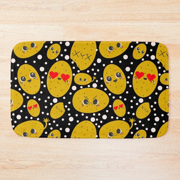 Item preview, Potato Pattern Black designed and sold by racharanha.