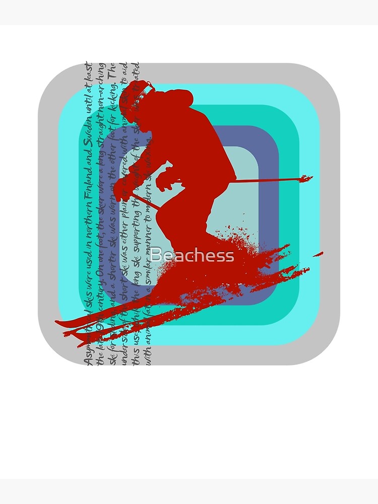 "Atomic Ski" Poster for Sale by Beachess Redbubble