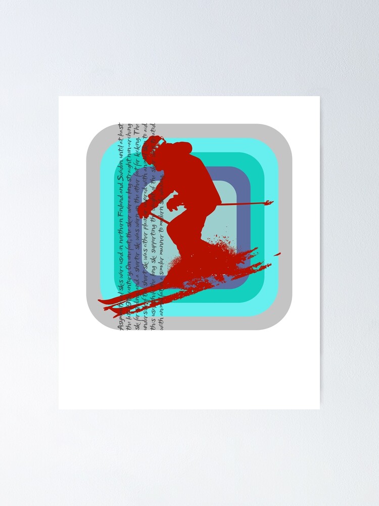 "Atomic Ski" Poster for Sale by Beachess Redbubble