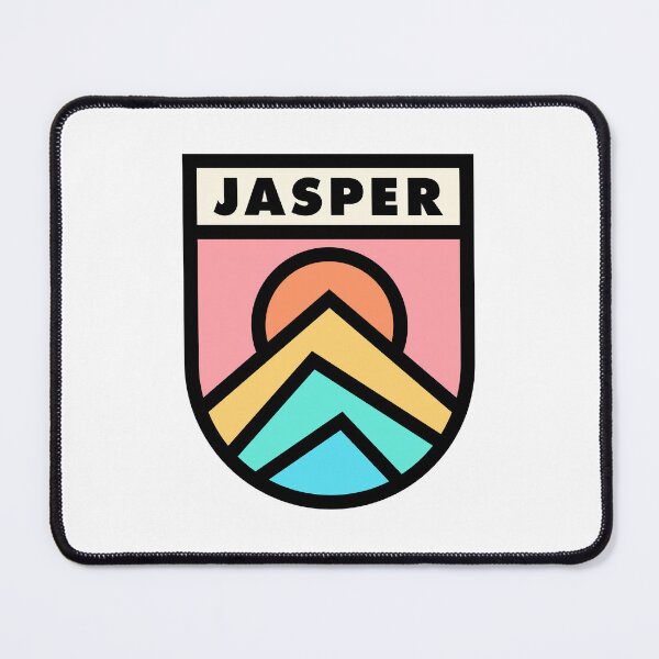 Item preview, Jasper Retro Badge Black Lines designed and sold by modeoftravel.