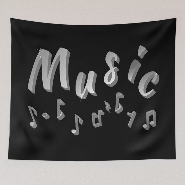 Item preview, Music lettering and notes metal finish, classical music, music lover motifs designed and sold by Kirei-Lily.