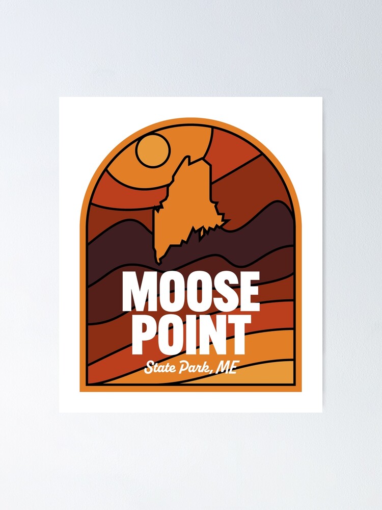 Imagen 1 de 3, Póster con la obra Moose Point State Park Maine, diseñada y vendida por HalpinDesign.