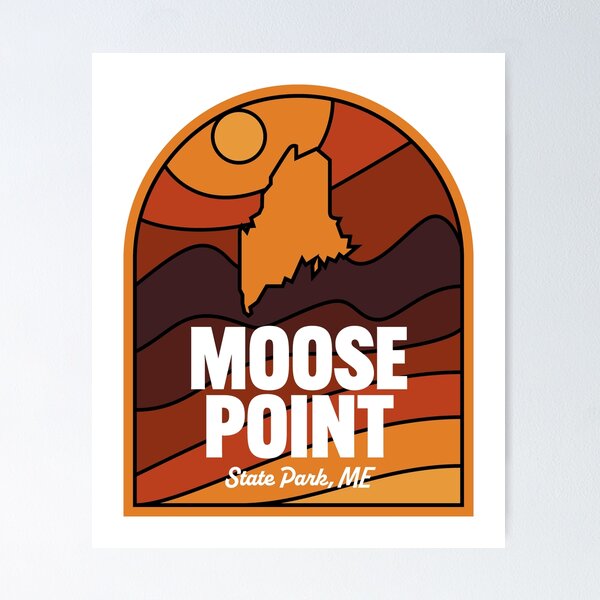 Item preview, Moose Point State Park Maine designed and sold by HalpinDesign.