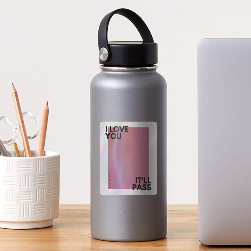 Vista previa del artículo con la obra «Pegatina holográfica», diseñado y vendido por kalmull.