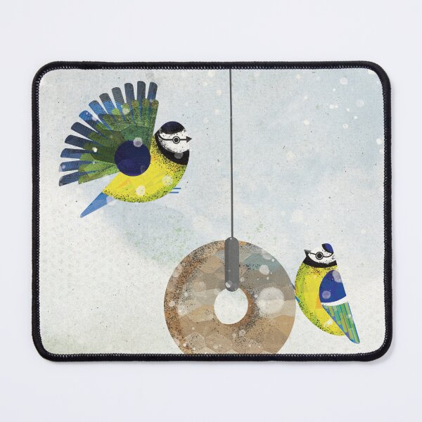 Item preview, Blue Tits in Winter designed and sold by VeronArtLab.