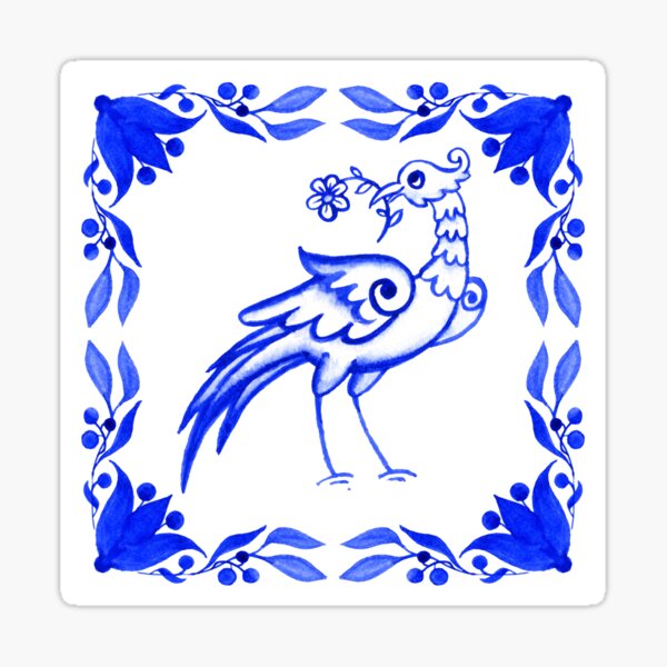 Vista previa del artículo con la obra «Azulejos portugueses.», diseñado y vendido por Olga Matskevich.