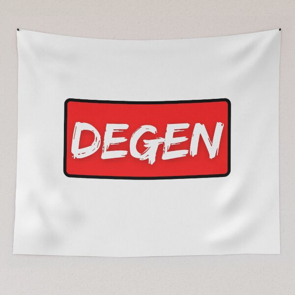 Item preview, NFT Sticker - NFT/Crypto Degen, Funny NFT Humor Degenerate designed and sold by nft-millionaire.