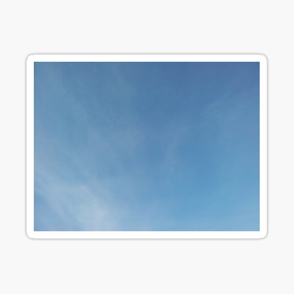 Volksbolts/KABFA Designs, Blue Sky, By Miss K L Slomczynski Sticker