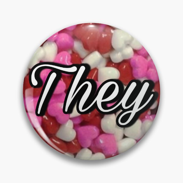 Item preview, Candy heart gender fluid  designed and sold by PRONOUNS-R-US.