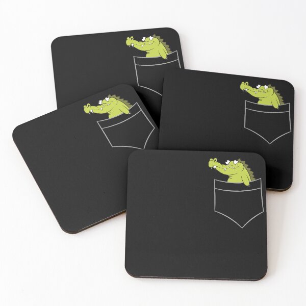 Item preview, Crocodile - In breast pocket / shirt pocket designed and sold by Mohja-Design.