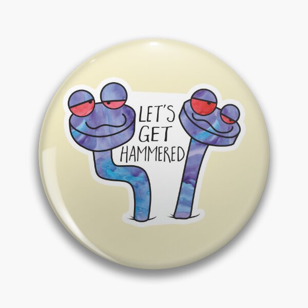 Item preview, Woodworking - carpentry pun - Let's get hammered designed and sold by hitechmom.