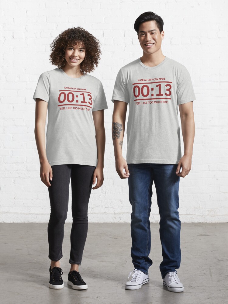 13 Seconds Chiefs Shirt Raygun Site Store Kc Can Make 00:13 Feel