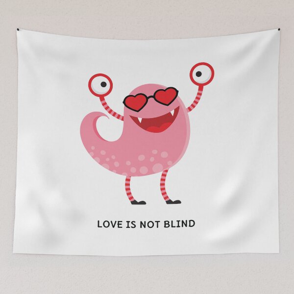 Item preview, Monster Valentines | Love is not blind designed and sold by I'm  Redz.