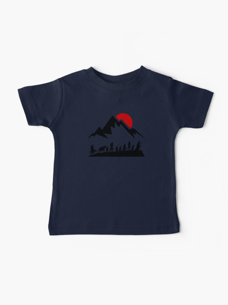 Thumbnail 1 of 2, Baby T-Shirt, Fellowship - Sunset by the Mountains designed and sold by Fenay Designs.