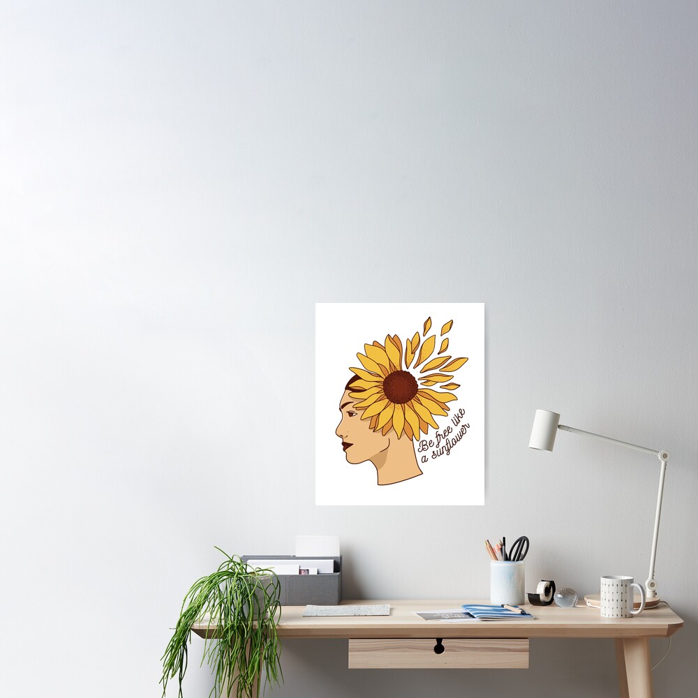 Póster «Mujer Girasol» de melancholynlove | Redbubble