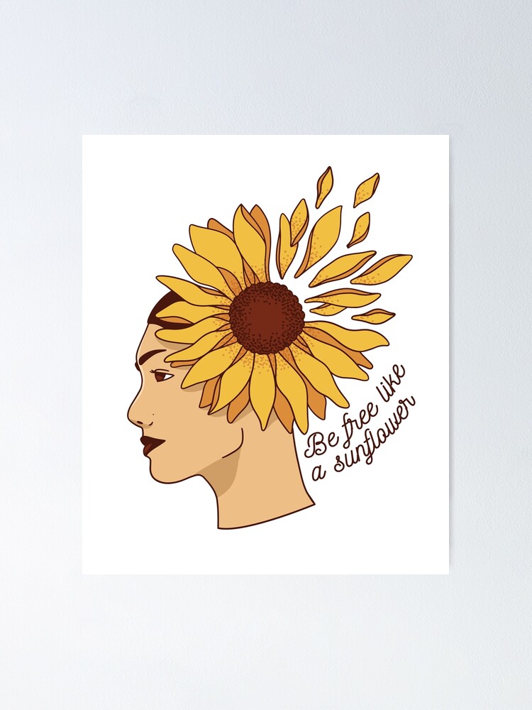 Póster «Mujer Girasol» de melancholynlove | Redbubble