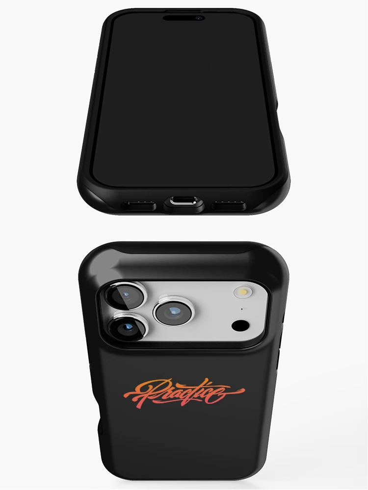Thumbnail 3 of 4, iPhone Case, Practice Lettering designed and sold by mentedejeff.
