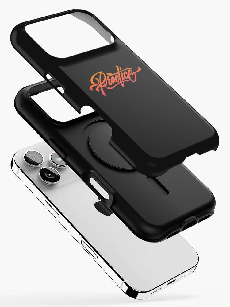 Thumbnail 2 of 4, iPhone Case, Practice Lettering designed and sold by mentedejeff.