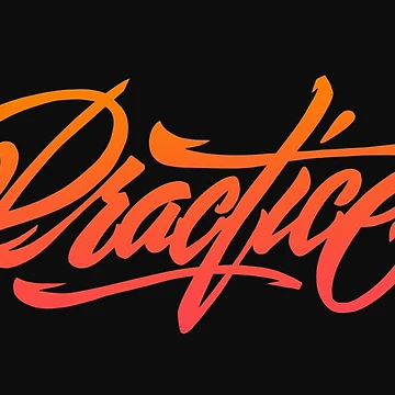 Artwork thumbnail, Practice Lettering by mentedejeff