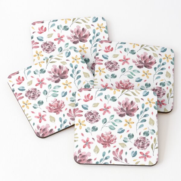 Item preview, Watercolor flowers  designed and sold by suesla.