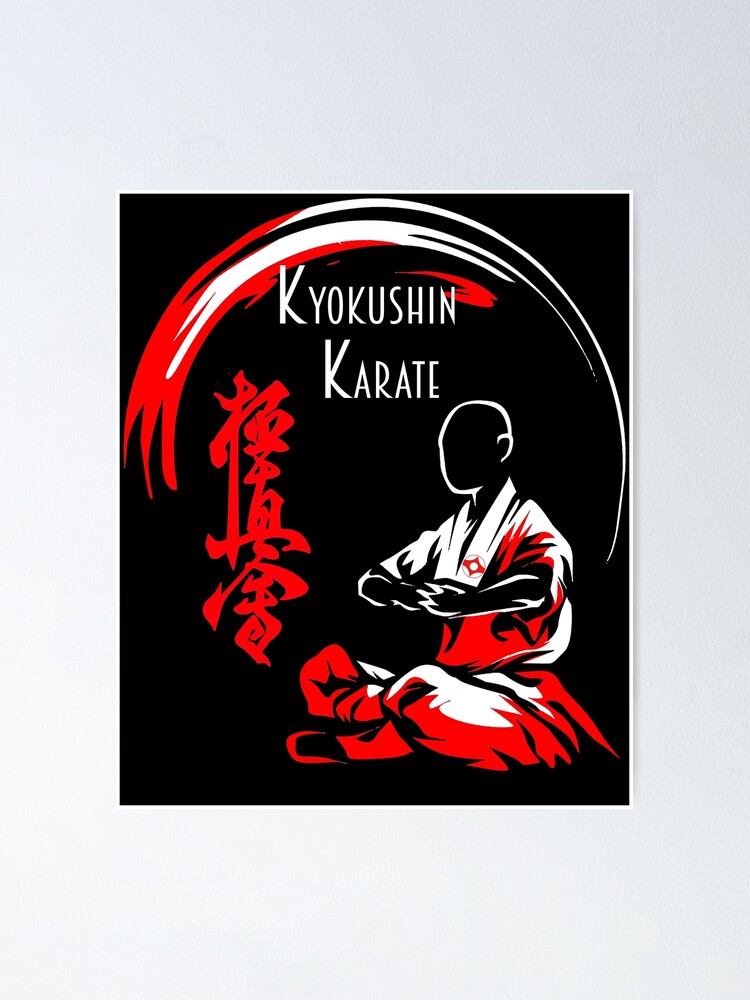 Kyokushin Karate Kanji T-Shirt Dragons Sensei Gift Kyokushin Karate Kanji T-Shirt Dragons Sensei Gift