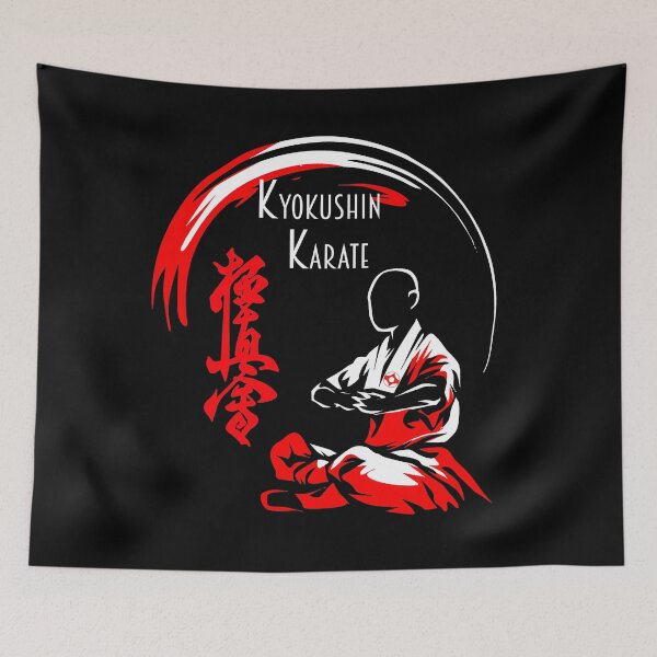 Item preview, Kyokushin Karate Sensei Meditation - Martial Arts Design designed and sold by Zanshin-Art.