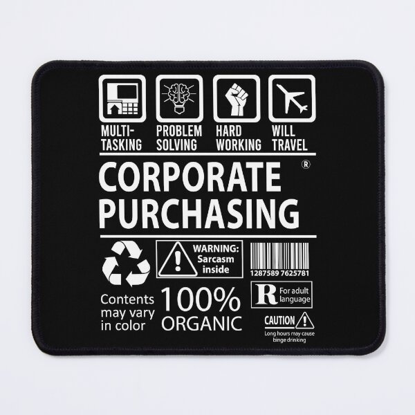 Item preview, Corporate Purchasing T Shirt - MultiTasking Certified Job Gift Item Tee designed and sold by sabinacsnm.