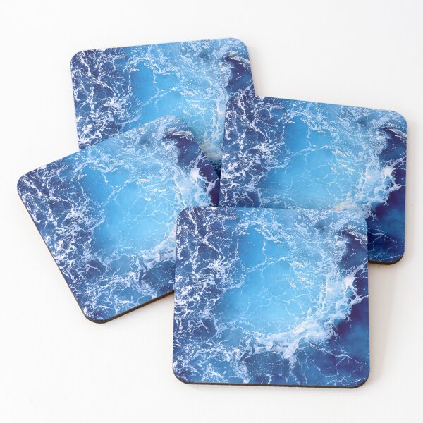 Item preview, Blue Ocean Waves Duvet  designed and sold by covid50.