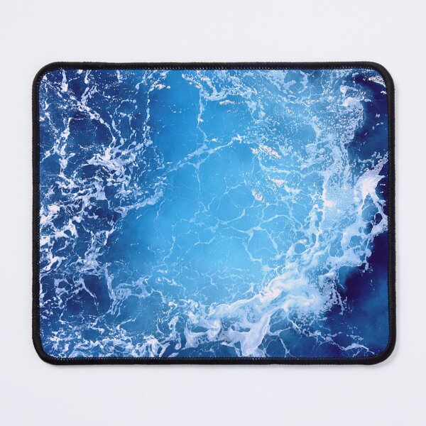Item preview, Blue Ocean Waves Duvet designed and sold by covid50.