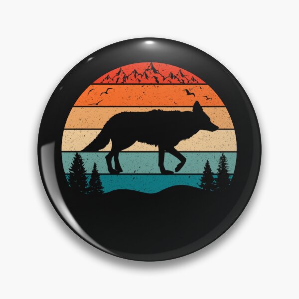 Aperçu de l'œuvre Coucher de soleil sur les coyotes, amoureux des coyotes, cadeaux pour les coyotes #2 créée et vendue par SalahBlt.