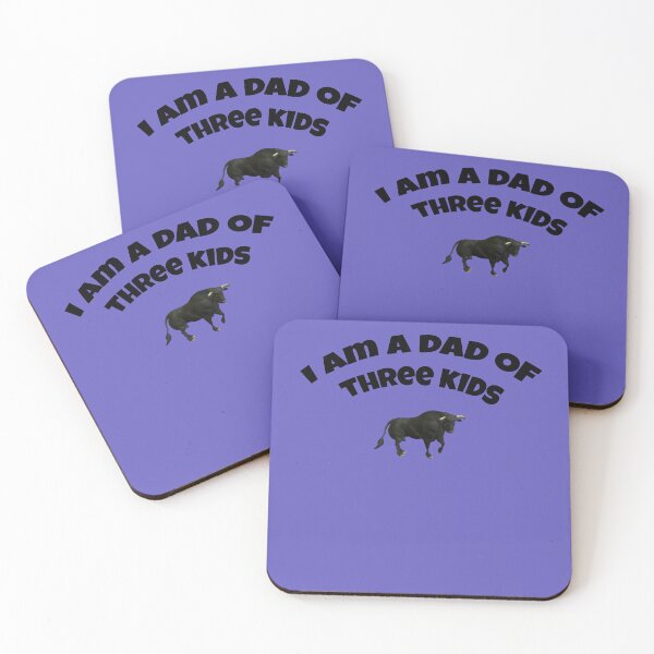 Item preview, I am a dad of three kids designed and sold by Anahit Petrosyan Art Studio & Unique Print Designs for a Gift.