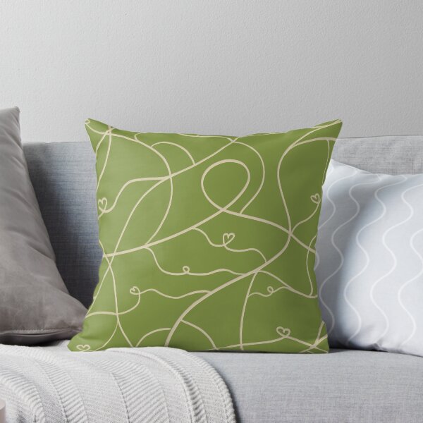 Item preview, Green hearts pattern designed and sold by PixalDesigns.