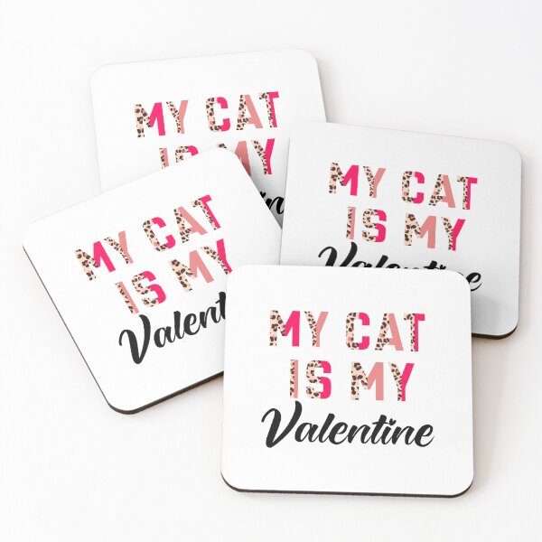 Item preview, My Cat is My Valentine Half Leopard,Anti valentine , cat mom designed and sold by Alan-NY.
