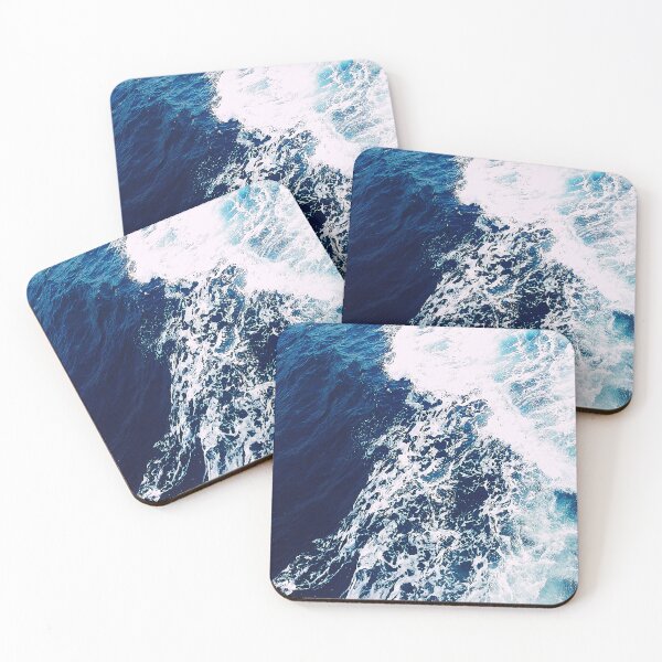 Item preview, Blue Ocean Waves Duvet  designed and sold by covid50.