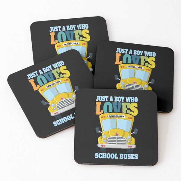 Item preview, Just a Boy Who Loves School Buses, Vintage Car designed and sold by nikolaj1301.