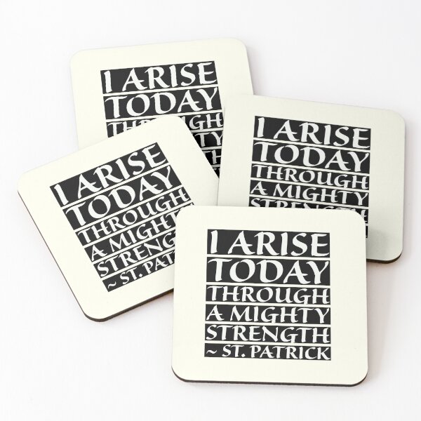 Item preview, Religious St. Patrick Prayer, I Arise Today Through a Mighty Strength designed and sold by IceCreamMuseum.