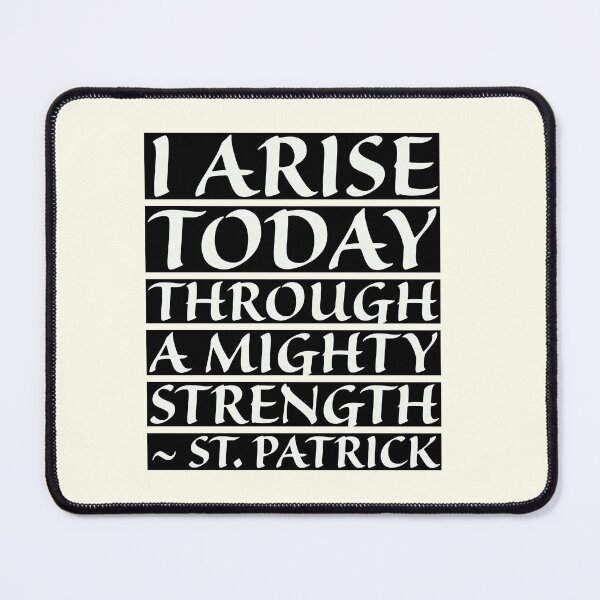 Item preview, Religious St. Patrick Prayer, I Arise Today Through a Mighty Strength designed and sold by IceCreamMuseum.