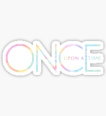 Multi colour OUAT logo Sticker