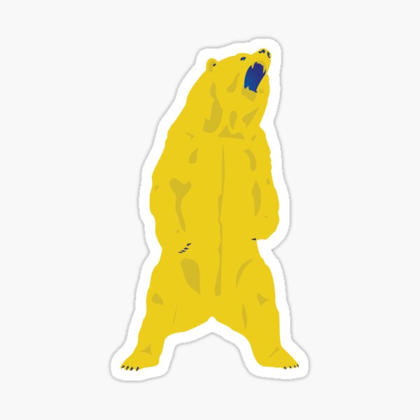 Menacing Grizzly Sticker for Sale by Sisbam