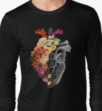 Flower Heart Spring Long Sleeve T-Shirt