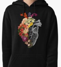 Blumen-Herz-Frühling Hoodie