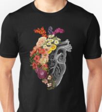 Flower Heart Spring Unisex T-Shirt