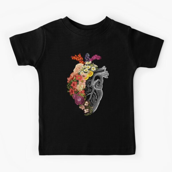 Flower Heart Spring Kids T-Shirt