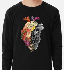 Flower Heart Spring Lightweight Sweatshirt