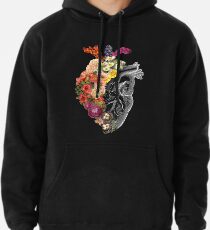Blumen-Herz-Frühling Hoodie
