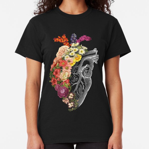 Flower Heart Spring Classic T-Shirt