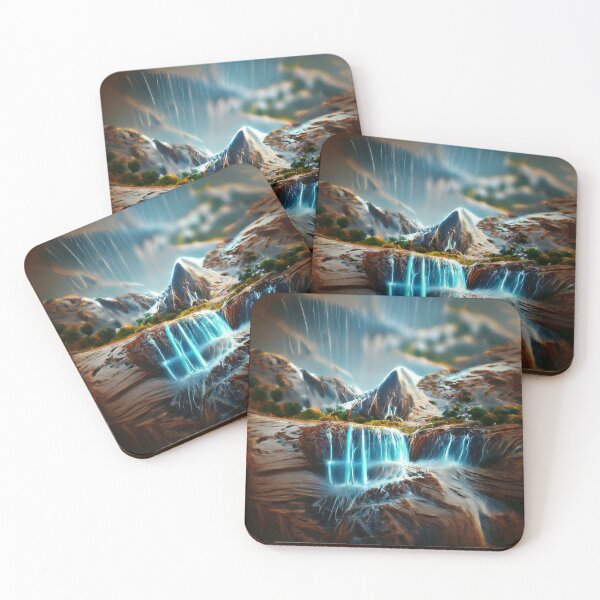 Item preview, Waterfall View Nature Art Work paintings. designed and sold by Sloyar.