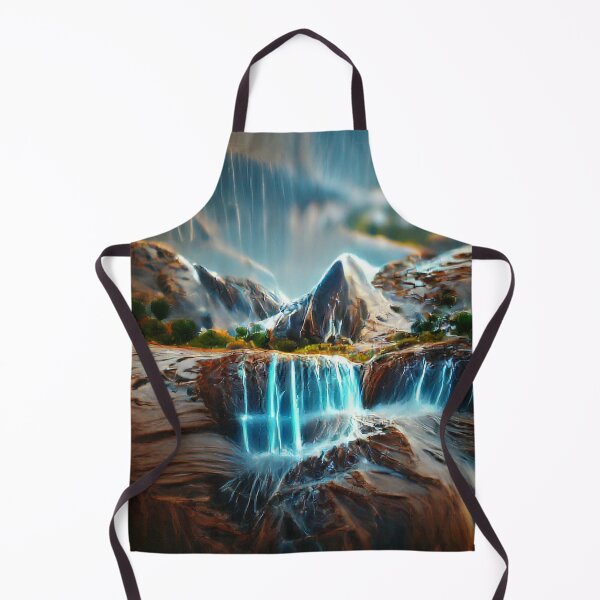 Item preview, Waterfall View Nature Art Work paintings. designed and sold by Sloyar.