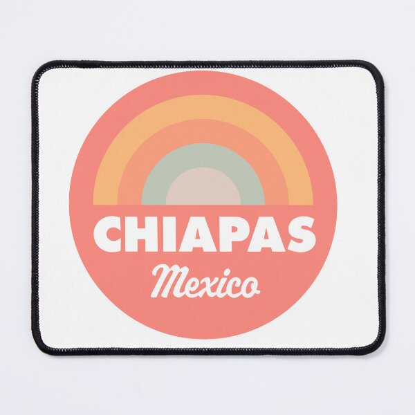Item preview, Chiapas Retro Orange Rainbow Badge designed and sold by modeoftravel.