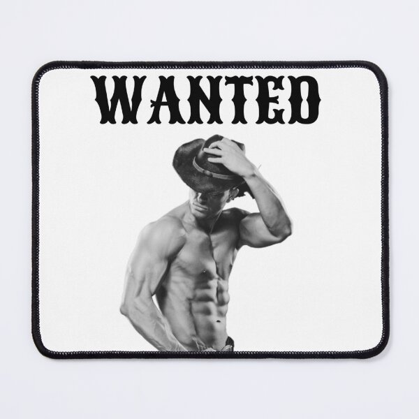 Item preview, Sexy cowboy wanted poster designed and sold by PrettyPerfectly.